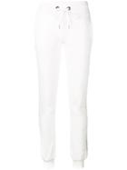 Philipp Plein Embellished Side Stripe Track Trousers - White