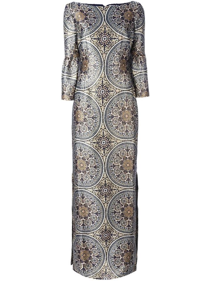 Vilshenko Printed Gown