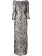 Vilshenko Printed Gown