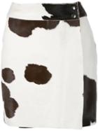 Htc Los Angeles Animal Print Mini-skirt - Brown