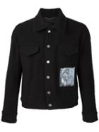 Christian Dada Hologram Patch Jacket