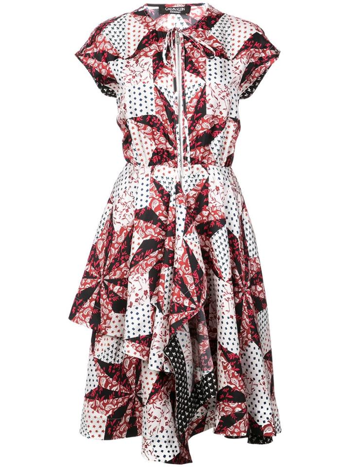 Calvin Klein 205w39nyc Floral Print Shirt Dress - Unavailable