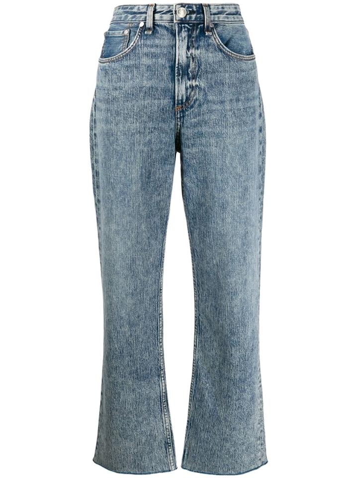 Rag & Bone Bootcut Denim Jeans - Blue