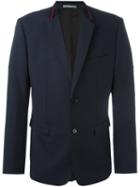 Dior Homme Two Button Blazer, Men's, Size: 50, Blue, Polyester/cupro/virgin Wool