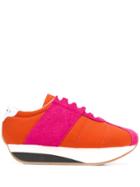 Marni Flatform Sneakers - Orange