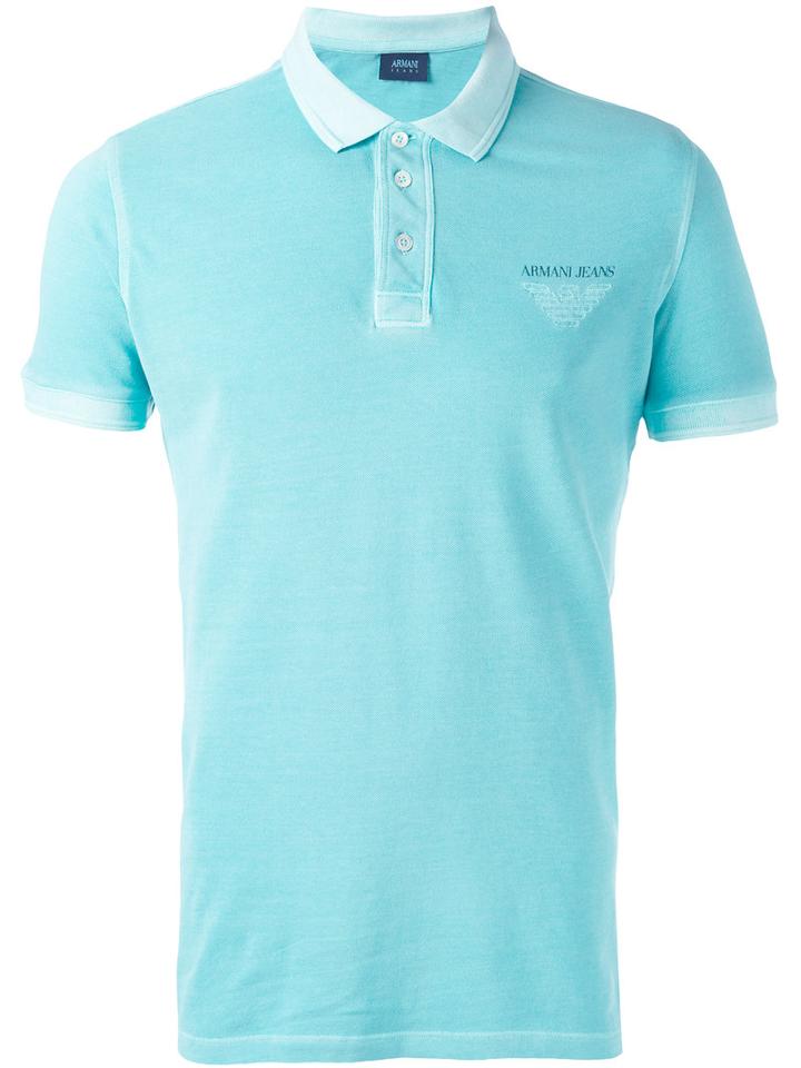 Armani Jeans - Slim-fit Polo Shirt - Men - Cotton - M, Green, Cotton
