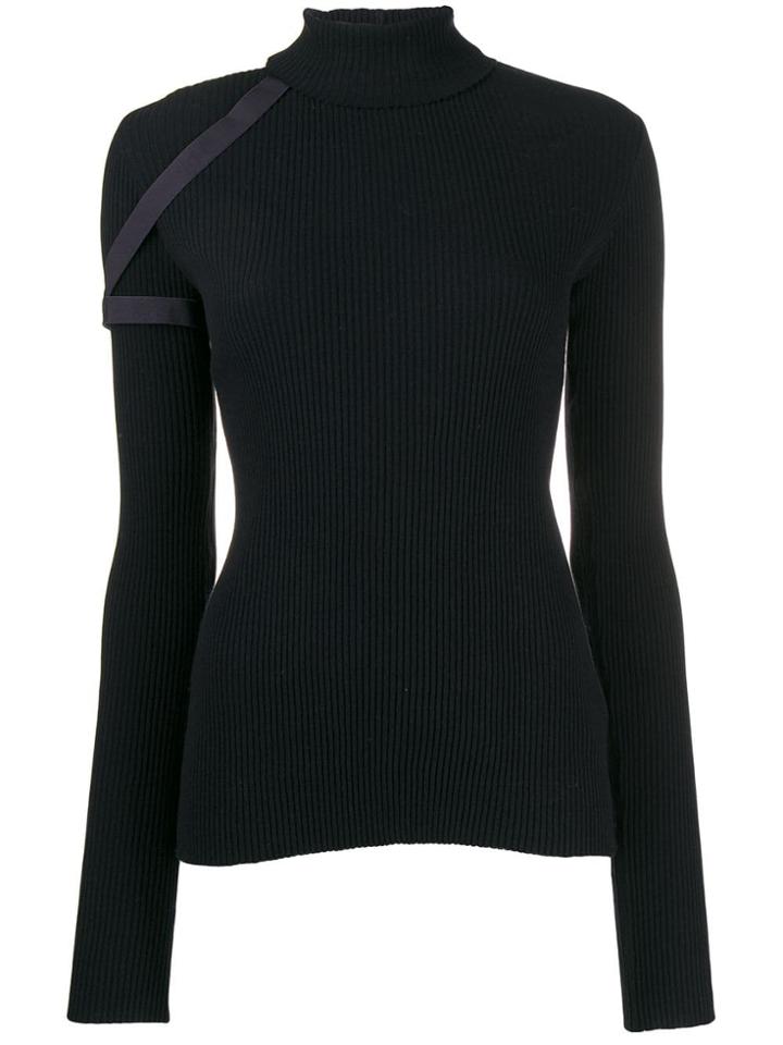 Helmut Lang Harness Roll Neck Sweater - Blue