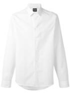 Kenzo Cutaway Collar Shirt, Men's, Size: 45, White, Cotton