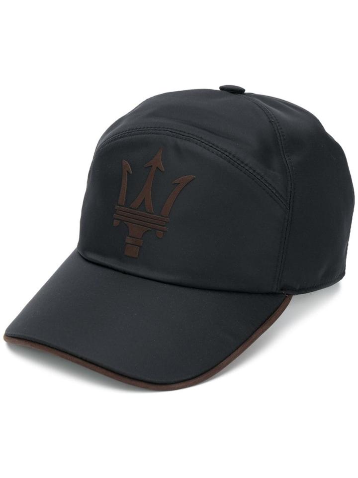 Ermenegildo Zegna Logo Baseball Cap - Black