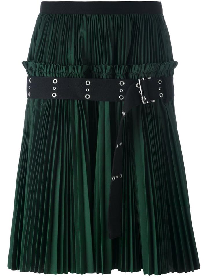 Sacai Tiered Pleated Skirt