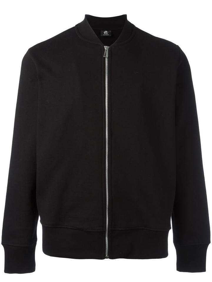 Paul By Paul Smith Zip Up Jacket, Men's, Size: Medium, Black, Cotton