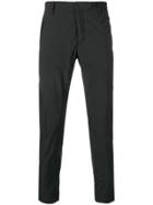 Prada Crinkle-effect Tailored Trousers - Black
