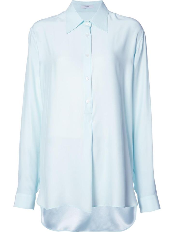 Tome 'charmeuse Oversized' Shirt - Green