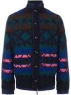 Sacai Layered Pixel Jacquard Bomber