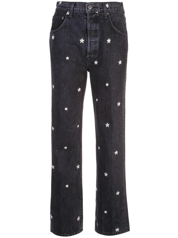 Reformation Cynthia High Relaxed Jeans - Black