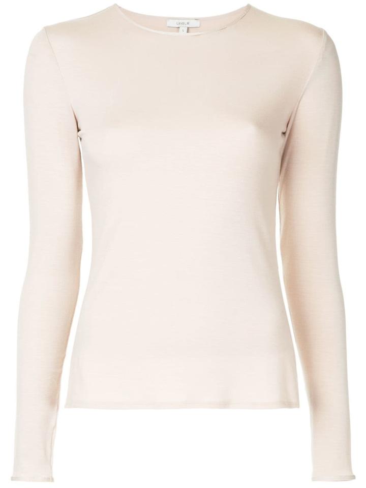 Layeur Round Neck Top - Pink