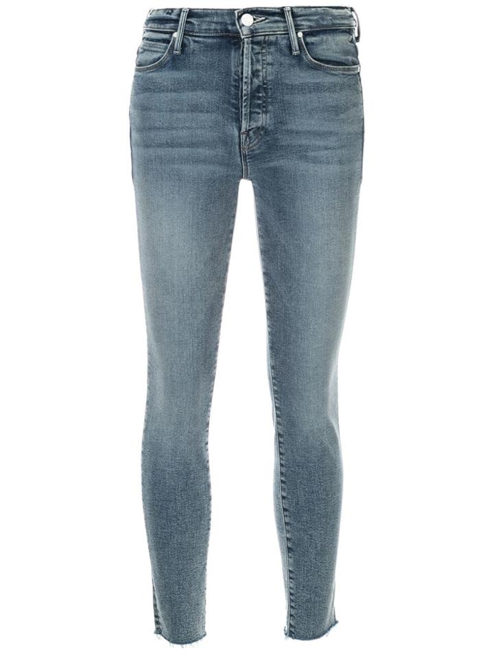 Mother The Stunner Denim Trouser - Blue