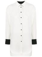 Armani Exchange Long Length Shirt - White