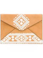 Rebecca Minkoff Envelope Clutch Bag, Women's, Brown
