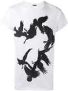 Ann Demeulemeester - Printed T-shirt - Men - Cotton - L, White, Cotton