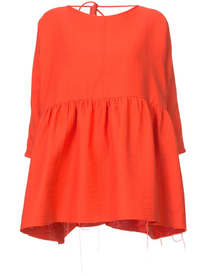 Rachel Comey Oust Peplum Hem Blouse - Red