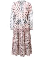 Ulla Johnson Pattern Tie Waist Dress - White