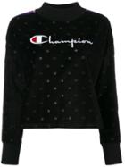Champion Embroired Logo Sweater - Black