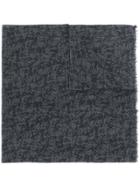 Pal Zileri Printed Fine Knit Scarf - Grey