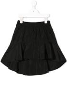 Andorine Ruffled Skirt - Black
