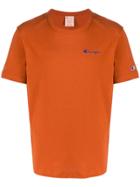 Champion Small Script Crewneck T-shirt - Orange