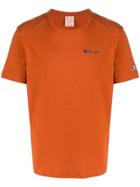 Champion Small Script Crewneck T-shirt - Orange