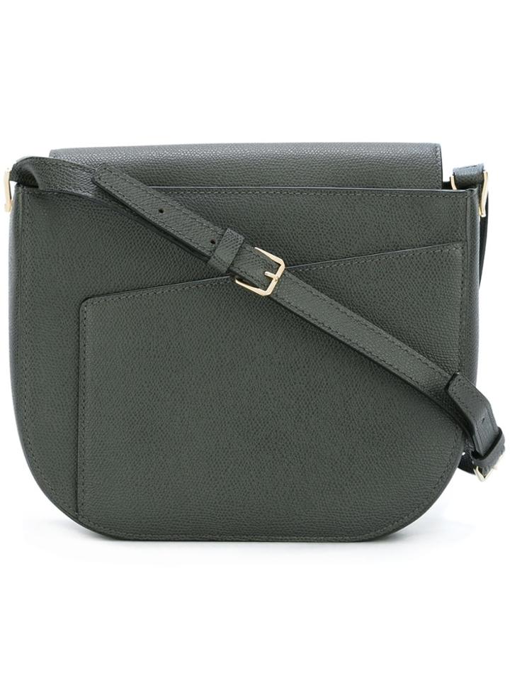 Valextra Hobo Crossbody Bag - Grey