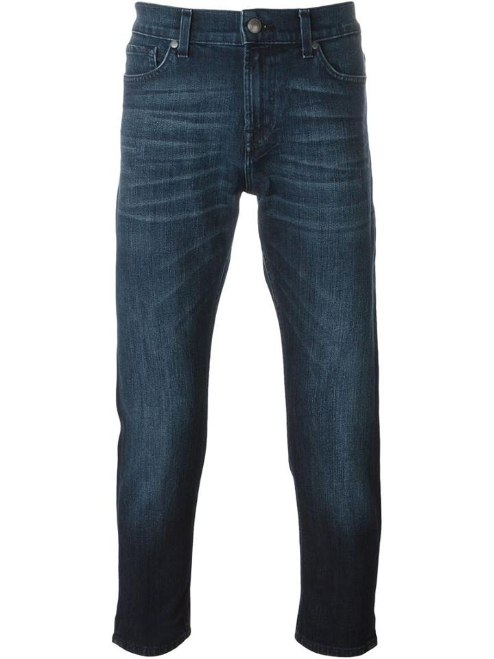 7 For All Mankind 'ronnie' Jeans, Men's, Size: 33, Blue, Cotton/spandex/elastane