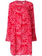 Dvf Diane Von Furstenberg Printed Drop Dress - Red