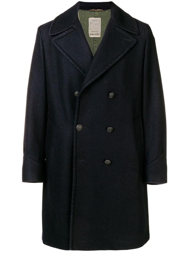 Paltò Loose Fitted Coat - Blue