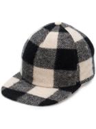 R13 Checked Baseball Cap - Nude & Neutrals