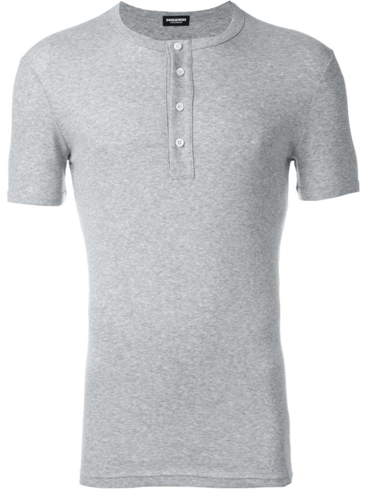 Dsquared2 Underwear Slim Fit T-shirt, Men's, Size: M, Grey, Cotton/spandex/elastane