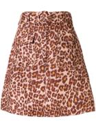 Zimmermann Resistance Leopard Print Skirt - Multicolour
