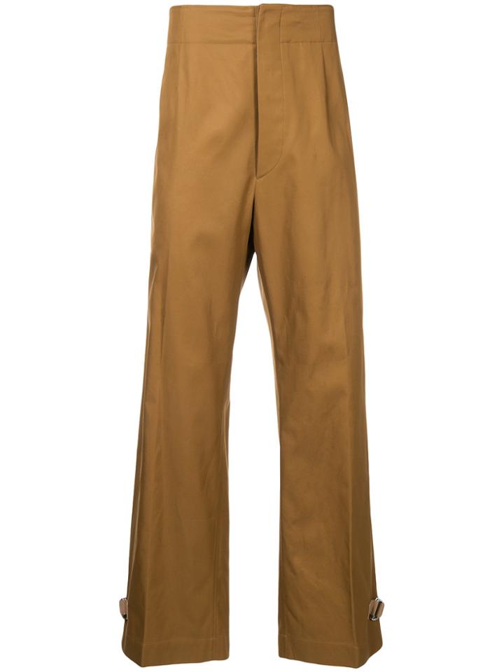Jil Sander Wide Leg Trousers - Brown