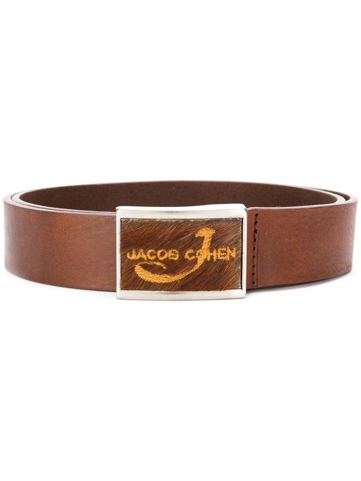 Jacob Cohen Logo Belt - Brown
