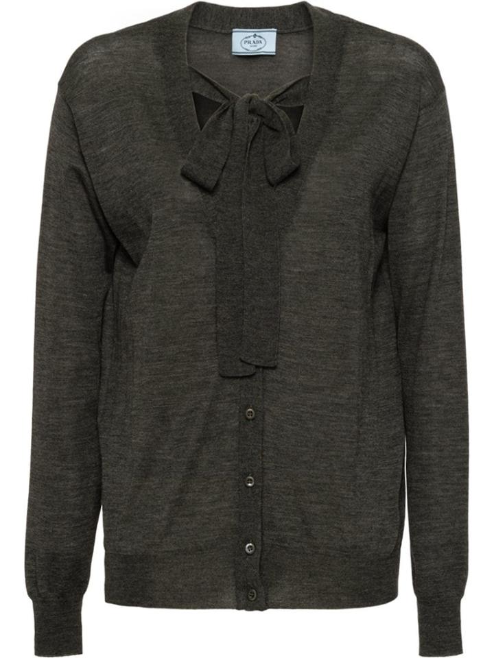 Prada Wool Cardigan - Grey