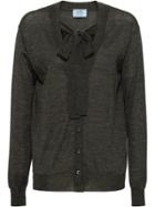 Prada Wool Cardigan - Grey