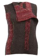 Yang Li Woven Vest, Women's, Size: 40, Black, Silk/cotton/polyamide/polyester
