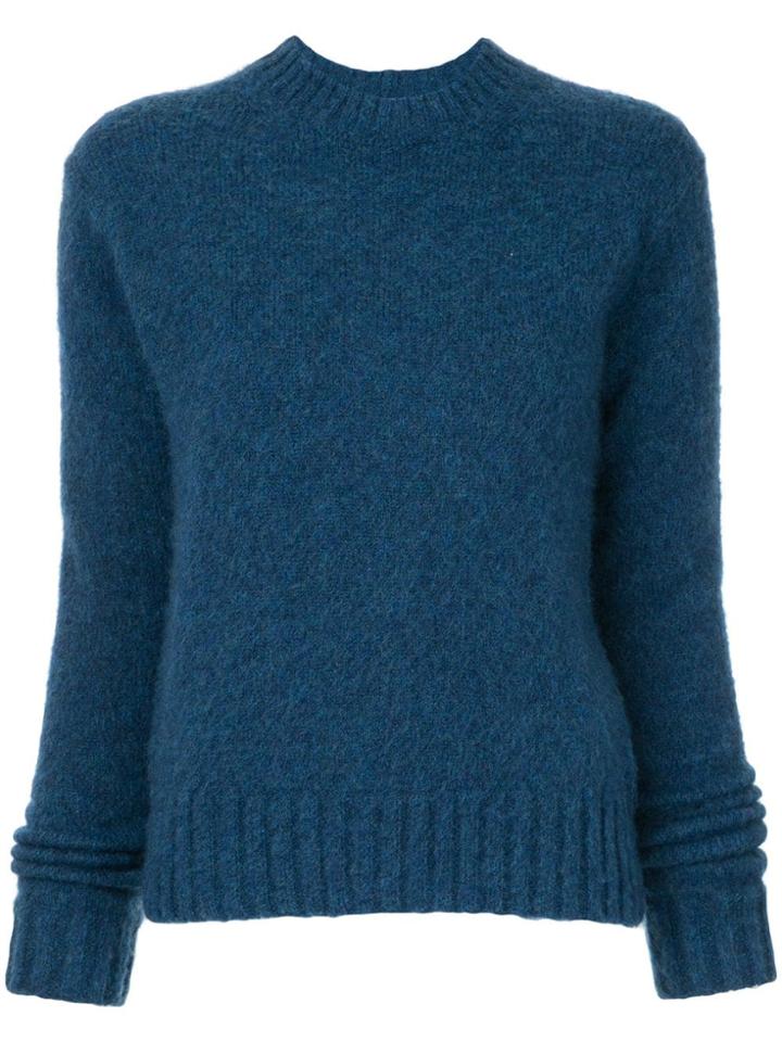 Helmut Lang Fitted Jumper - Blue
