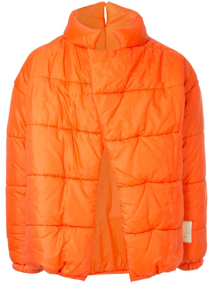 Walter Van Beirendonck Vintage Boxy Padded Jacket - Yellow & Orange