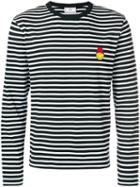 Ami Paris T-shirt Smiley Patch - Black