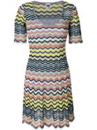 M Missoni Wave Pattern Dress - Multicolour
