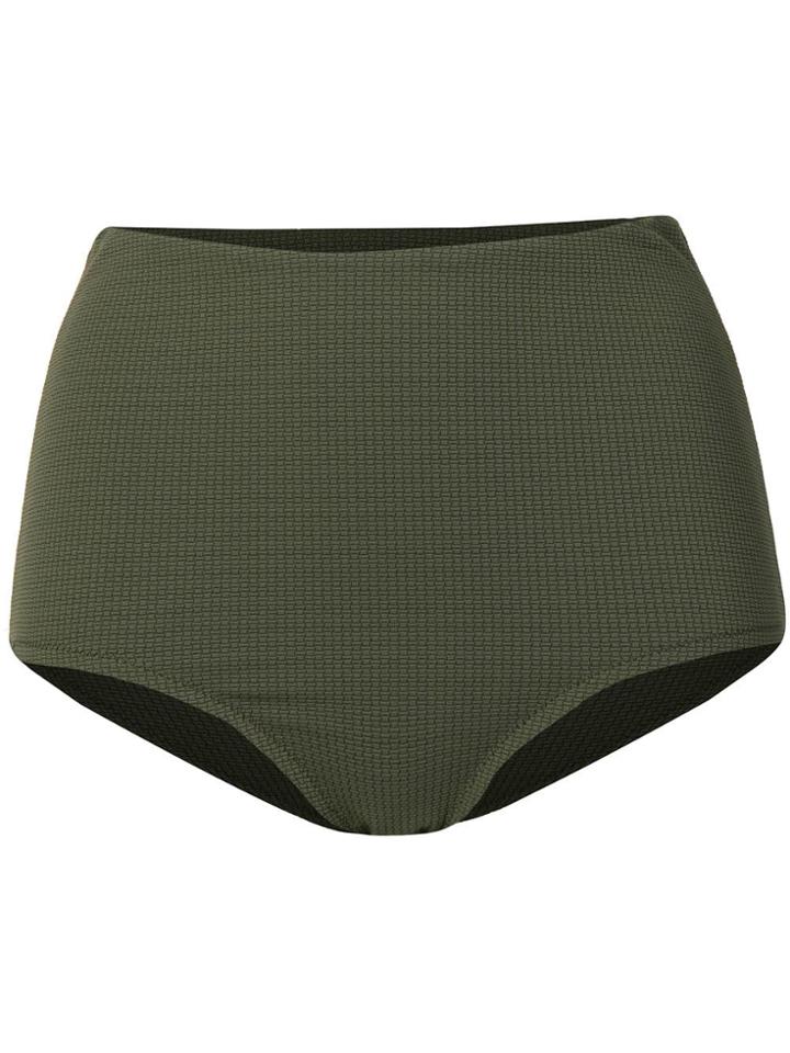 Marysia High Waisted Bikini Bottoms - Green