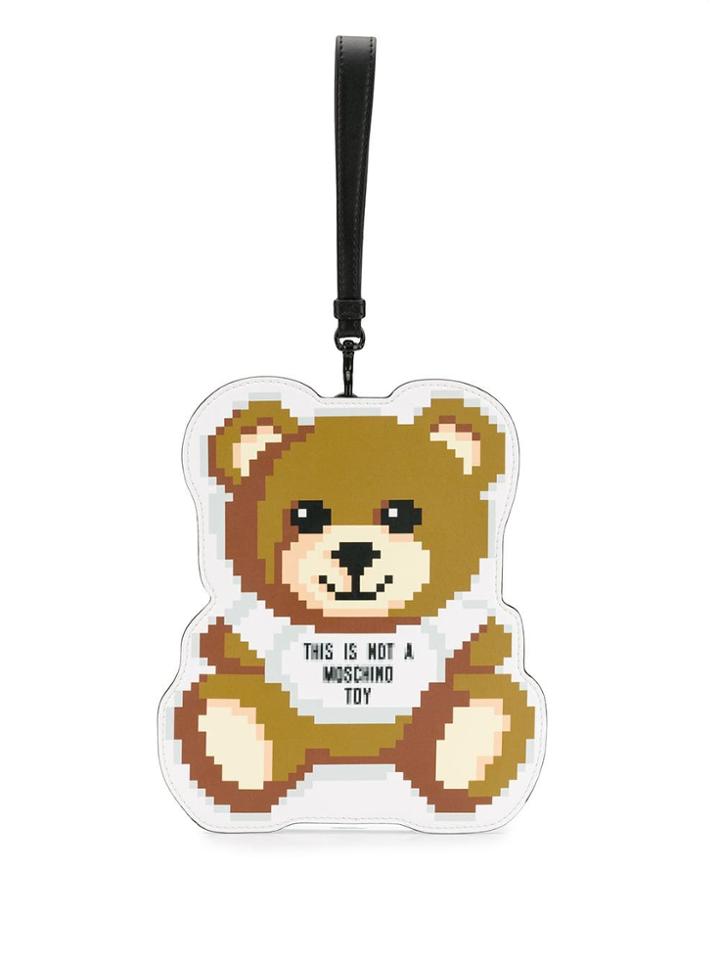 Moschino Toy Bear Clutch Bag - Brown
