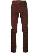 Isaac Sellam Experience Hedoniste Slim-fit Trousers - Red
